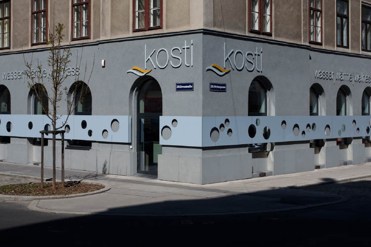 Geschäftslokal der Kosti Armaturen GmbH